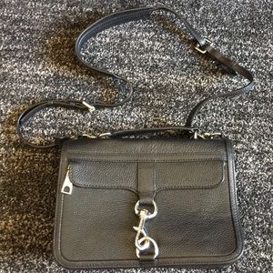 Black Leather Rebecca Minkoff Satchel